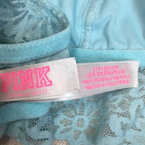 Victoria’s Secret Blue lace Halter Bralette - Picture 5 of 9